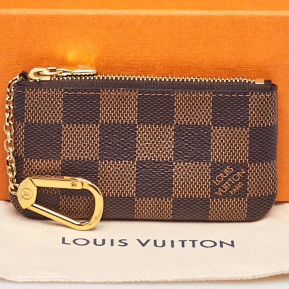 LV Ebene Brown Card Holder